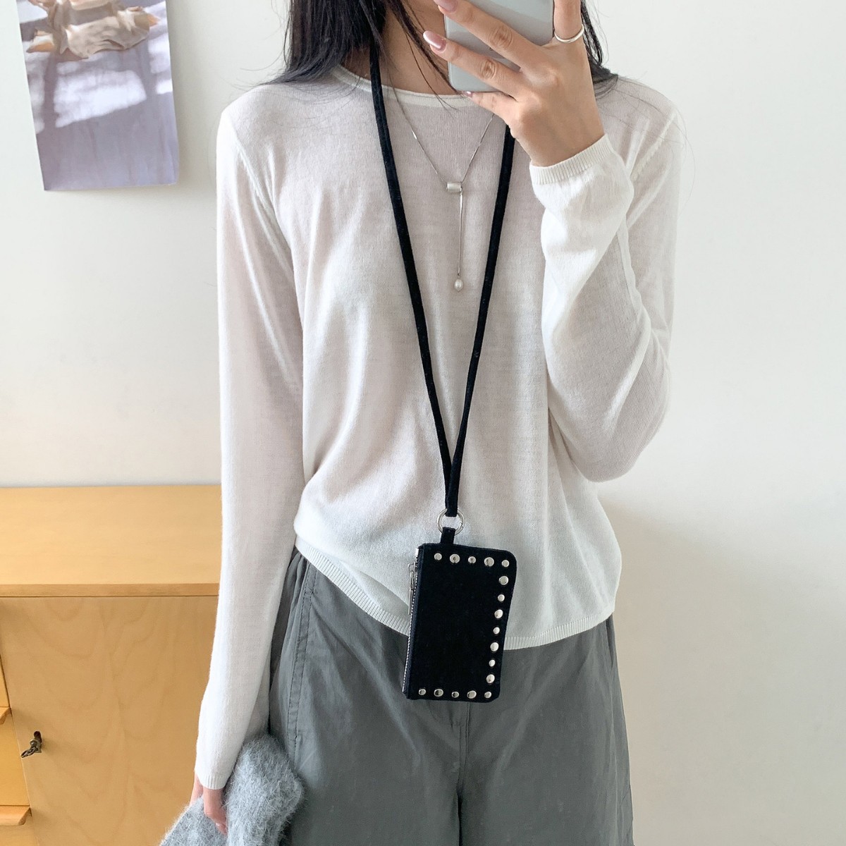 NEW Studded Shoulder Bag Mini  - огляд і ціна Card Top Loader