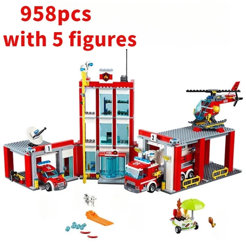 City Fire Station Helicopter T - огляд і ціна Lego Set City