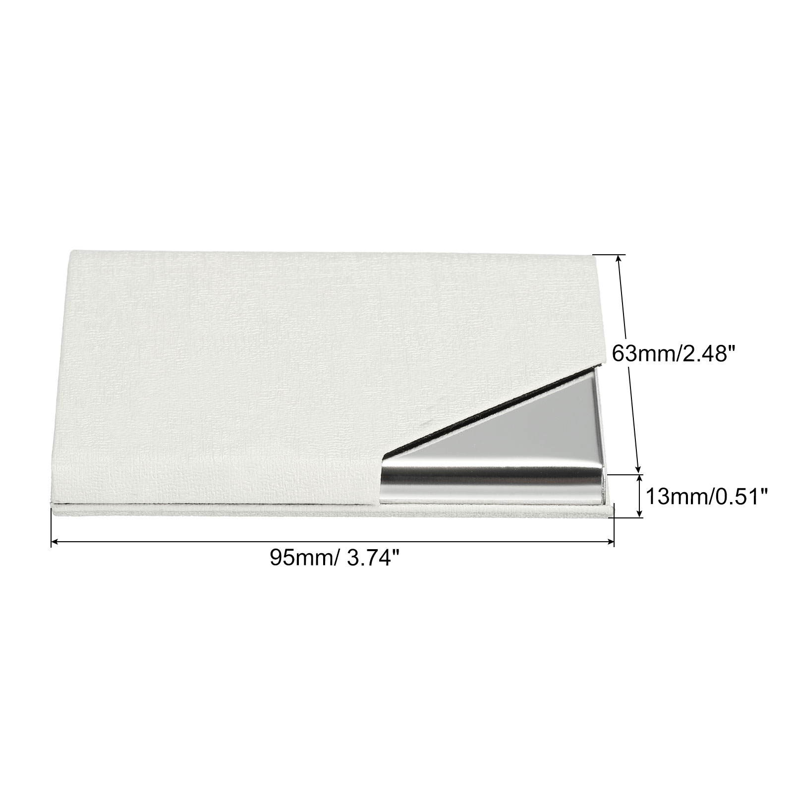 1/2Pcs Business Card Holder PU - огляд і ціна Card Top Loader