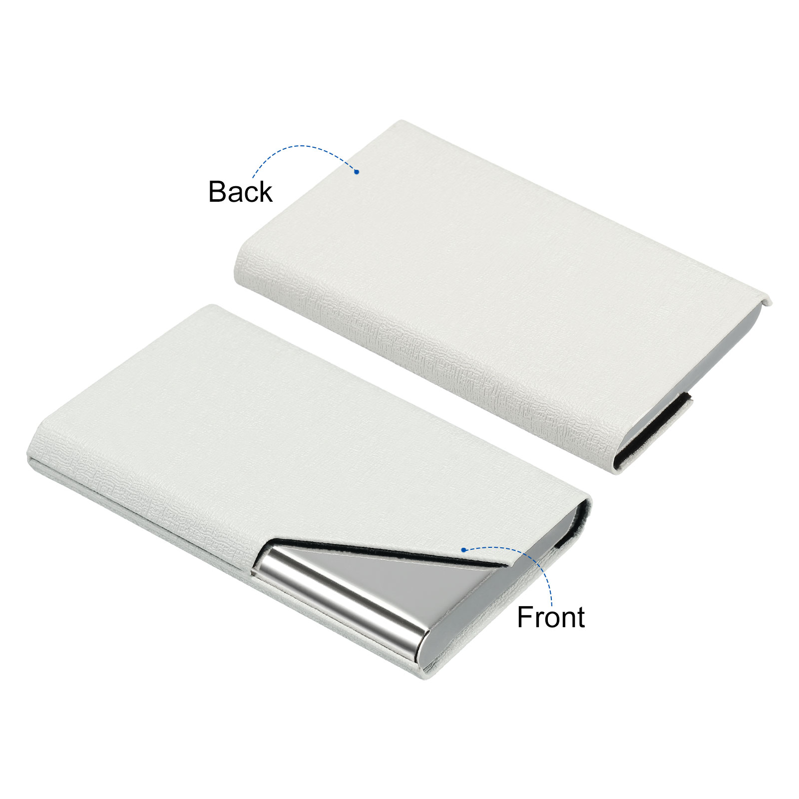 1/2Pcs Business Card Holder PU - огляд і ціна Card Top Loader